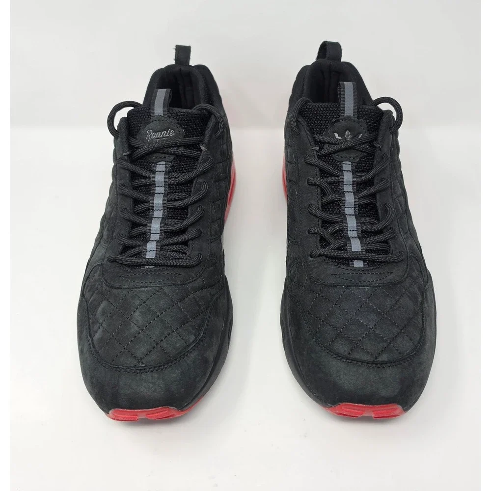 Puma R698 Nubuck x Highsnobiety x Ronnie Fieg Black/Red Shoes 360323 01 Men's 11
